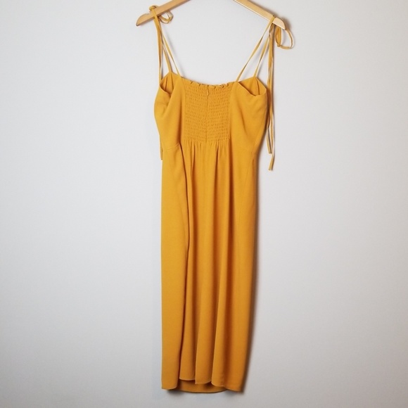 Reformation Jasper Dress in Sunflower Yellow - Picture 5 of 8